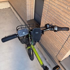 電動アシスト自転車 折りたたみ PELTECH TDN-208L 通勤使用の画像