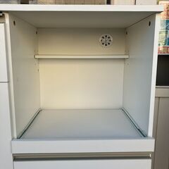 NITORI レンジ台 （フォルム RE1175 ）ホワイトの画像