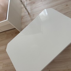 折りたたみ テーブル 白の画像