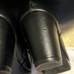 レースアップ 厚底ヒール ブーティーパンプス の画像