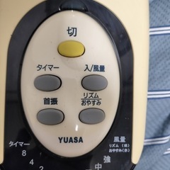 壁掛け扇風機（YUASA YTW-380HR）の画像