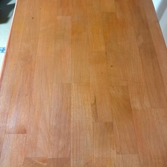 木製ワゴン　キャスター付きの画像