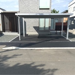 舗装工事！砂利入れ！駐車場！