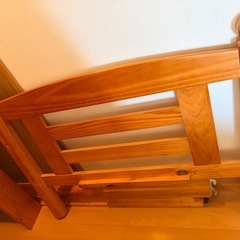 木製すのこベッド（宮付き）解体可能！の画像