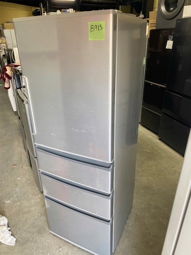 NO B915?福岡市内配送設置無料✨?AQR-361F-S 冷蔵庫 ミスティシルバー [355L /4ドア /右開きタイプ]