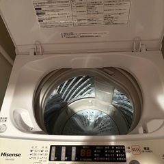 ハイセンス 洗濯機 5.5kg HW-K55E 使用10ヶ月の美品の画像