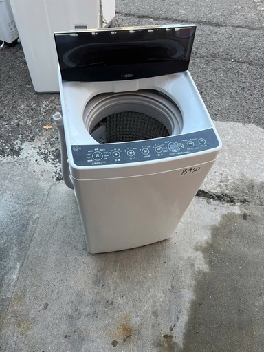 NO B930?福岡市内配送設置無料✨?ハイアール haier 5.5kg 全自動洗濯機 一人暮らし ブラック JW-C55D-K