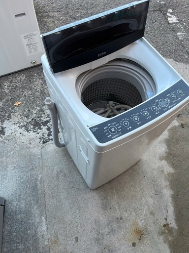 NO B930?福岡市内配送設置無料✨?ハイアール haier 5.5kg 全自動洗濯機 一人暮らし ブラック JW-C55D-K