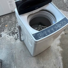 NO B930🌈福岡市内配送設置無料✨🌈ハイアール haier 5.5kg 全自動洗濯機 一人暮らし ブラック JW-C55D-Kの画像