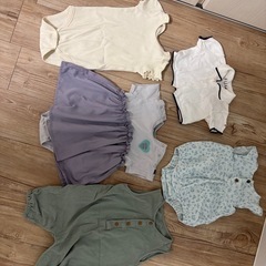 ベビー服　ロンパース　70.80 夏服　半袖の画像