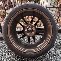 ワークエモーション極 ブロンズ 18インチ 9.5j+30の画像