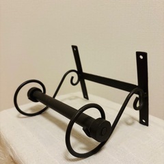 ペーパーホルダー アイアン アンティーク DIYの画像