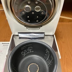パナソニック　可変圧力IHジャー5.5合　2019年製　可動品の画像