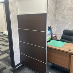【高級オフィスパーテーション2枚セット】大型仕切り 間仕切り 美品 事務所 店舗 開業向きの画像