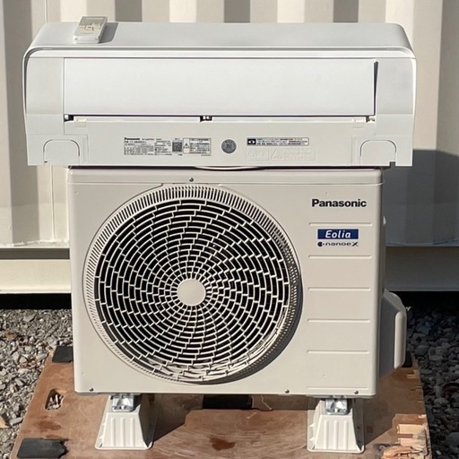 取付け可 ! !◇パナソニック エアコン 10畳用 2022年 自動お掃除 ナノイーX エオリア 100V CS-282DEXJ 高圧