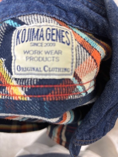 KOJIMA GENES チェック柄ネルシャツ
