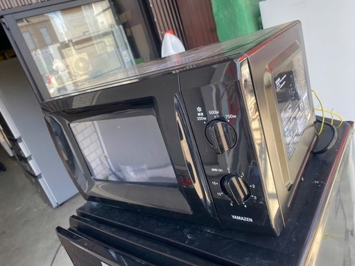 山善] 電子レンジ 単機能 ひとり暮らし 西日本 60Hz ブラック 17L 小型 MRT-S177(B)6 2023年