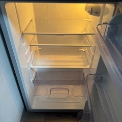 SHARP 2ドア冷凍冷蔵庫 SJ-H12W 118L シルバーの画像