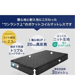 セミダブルベットマットの画像