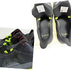 アンダーアーマー カリー バッシュ 26.5cm ブラック×ネオンの画像