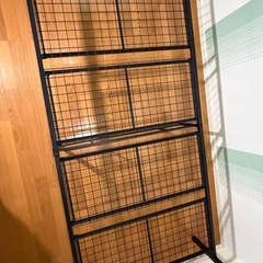 棚付きベッドフレーム シングル ※応募締切は今週末まで。の画像