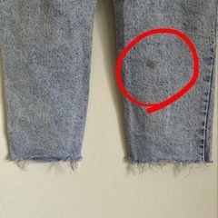 Lee ヴィンテージウォッシュデニムパンツ ライトブルーの画像