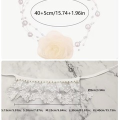 XL　ペット　アクセサリー　セット　スカーフ　小物の画像