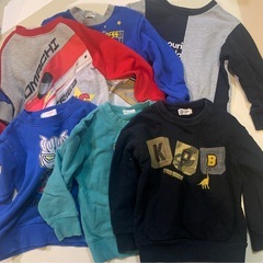 100〜110cm 長袖10着、ジーンズ10着　男の子の画像