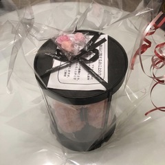 フラワードール ローズベア ピンク　薔薇 人形 ブリザードフラワー くま 造花の画像