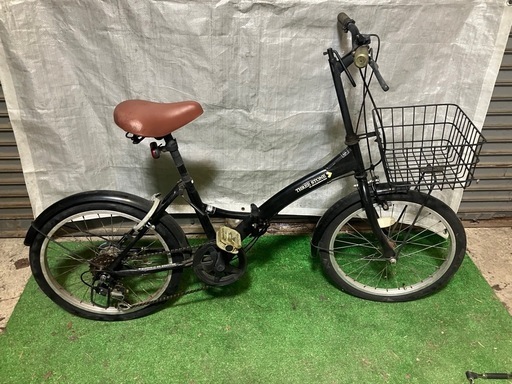 【折りたたみ自転車 20インチ 6段変速】そのままお乗り頂けます！一部地域送料無料！※防犯登録別途600円（必須）