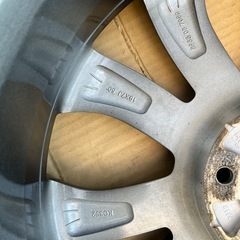 マツダ純正 19インチアルミホイール 4本セット 19x7J +50 美品 の画像