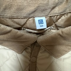 【美品】　UNIQLOキルティングジャケット　160の画像