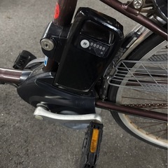 電動自転車　後輪パンクの画像