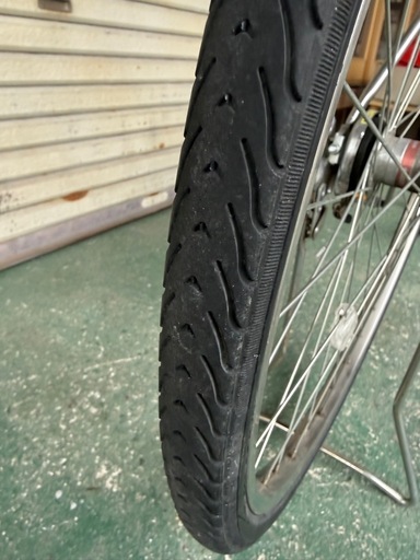 通学用自転車　27インチ　オートライト　パンクに強いタイヤ仕様　マルイシ　