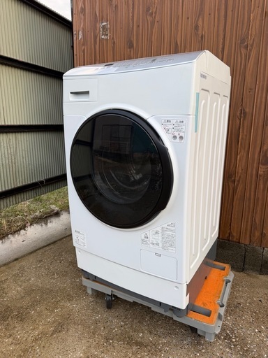 【美品3か月保証】アイリスオーヤマ　ドラム洗濯機★8kg★2024年★FLK842-W★