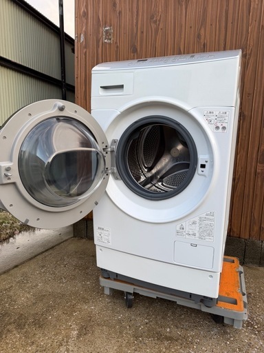 【美品3か月保証】アイリスオーヤマ　ドラム洗濯機★8kg★2024年★FLK842-W★