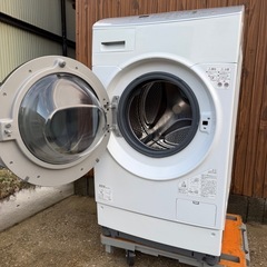 【美品3か月保証】アイリスオーヤマ　ドラム洗濯機★8kg★2024年★FLK842-W★の画像