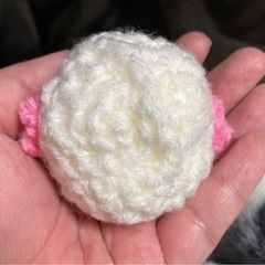 シマエナガのあみぐるみの画像