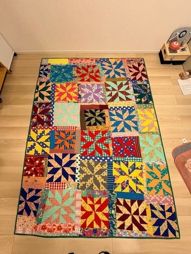 カオハガンキルト 約152×212cm