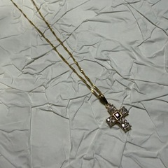 K18トップ付きネックレスの画像