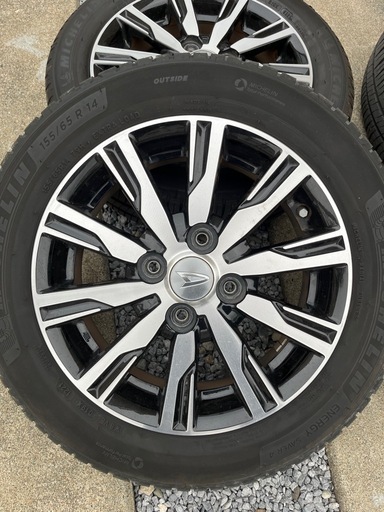 美品　ダイハツ タントカスタム 純正14インチ 155/65r14 23,21年