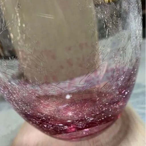 花瓶 萩ガラス 　