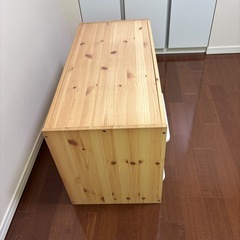IKEA トロファスト　ナチュラル　白BOXの画像