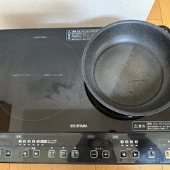 アイリスオーヤマ  IHコンロ 2口の画像