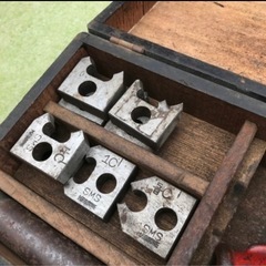 工具★SONE 曽根工業 手動パイプねじ切り機 の画像