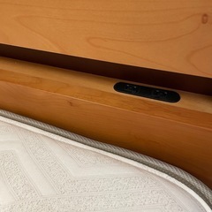 【ニトリ】ダブルベッド  コンセント付き Nスリーププレミアムの画像