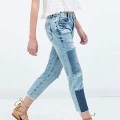 定価約7,300円→2,000円 ZARA TRF デニム ジーンズ サイズ40 の画像