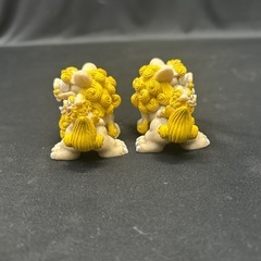 11137😸 シーサー 置物 ペア ミニの画像