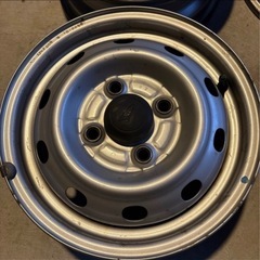 12インチ鉄ホイール　ダイハツ純正4穴 PCD100の画像