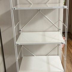 【お譲り決定】無印スチールユニットシェルフ大の画像